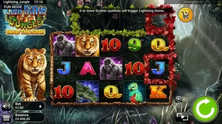 Lightning Jungle slot screenshot 1