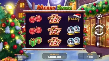 Merry Spins slot screenshot 1