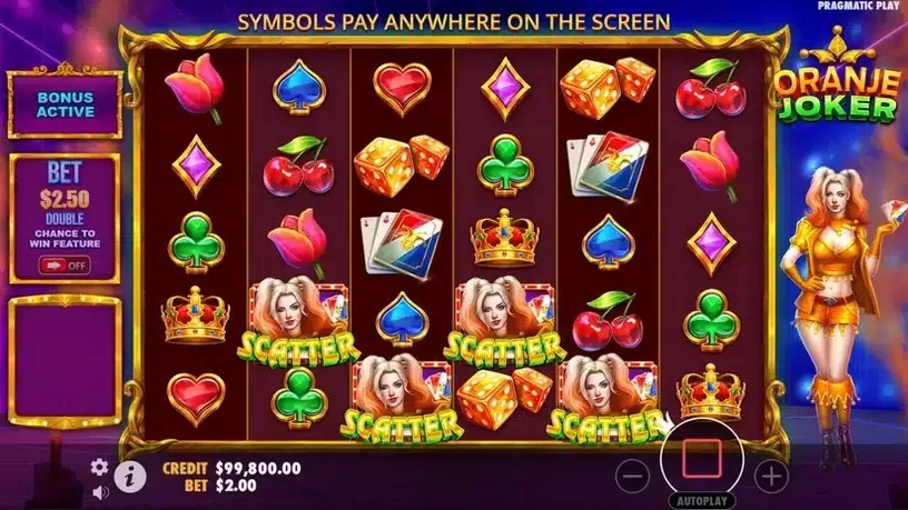 Oranje Joker slot screenshot 2