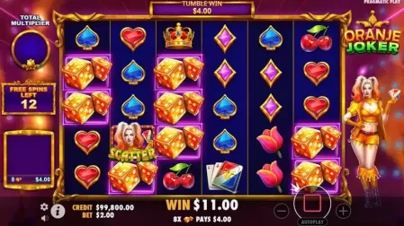 Oranje Joker slot screenshot 4
