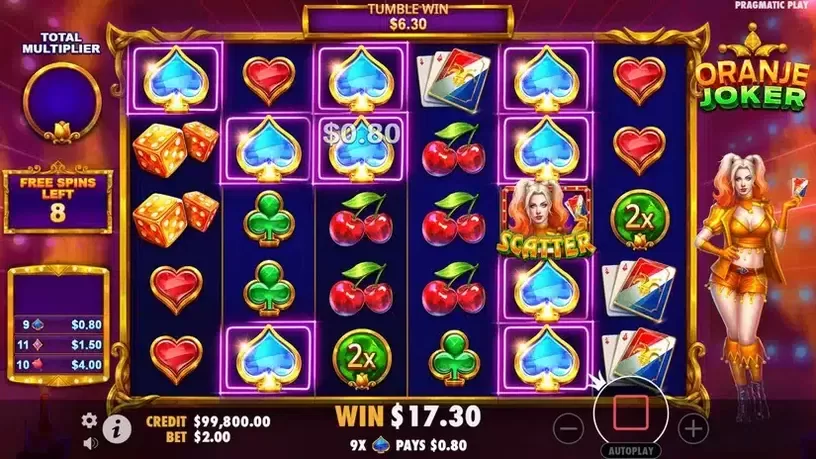 Oranje Joker slot screenshot 5