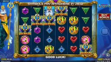 Rise of Atlantis slot screenshot 1