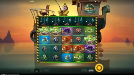 Sea Boat Adventure slot screenshot 2