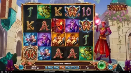 Tales of Mithrune Syn’s Fortune slot screenshot 1