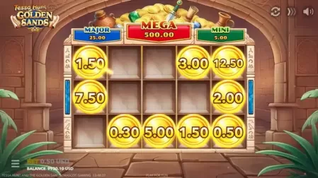 Tessa Hunt and the Golden Sands slot screenshot 6