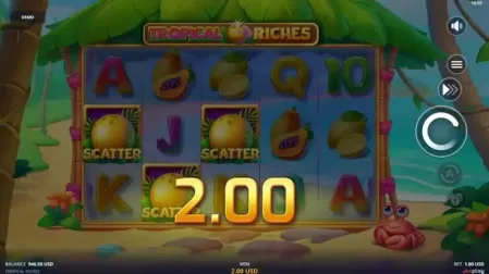 Tropical Riches slot screenshot 5