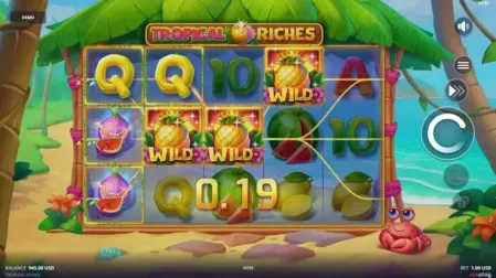 Tropical Riches slot screenshot 2