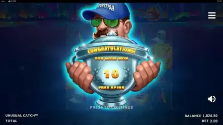 Unusual Catch slot screenshot 3