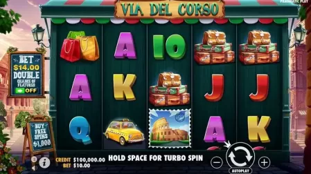 Via Del Corso slot screenshot 1
