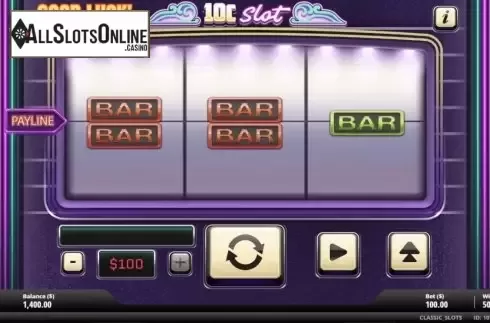 Win Screen 3. 10C Slot from Gluck Games