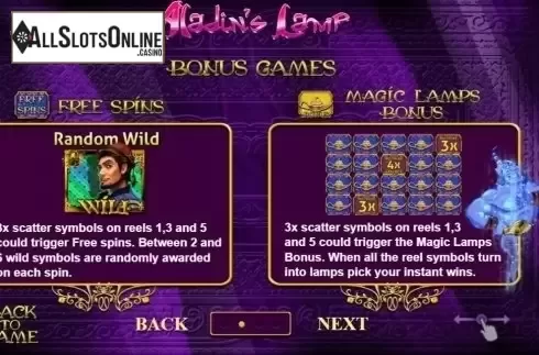 Screen7. Aladin's Lamp from Cayetano Gaming