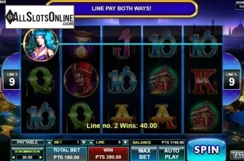 Win Screen 1. Ali Baba (Spadegaming) from Spadegaming