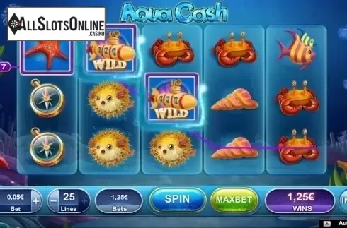 Screen 3. Aqua Cash (NeoGames) from NeoGames