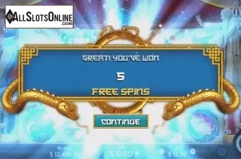 Free Spins Won. Bai She Zhuan from Pariplay