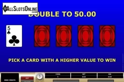 Game Screen. Bonus Deuces Wild (Microgaming) from Microgaming