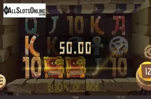 Win Screen 3. Book of Bob from Mighty Finger