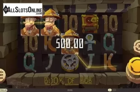 Win Screen 1. Book of Bob from Mighty Finger