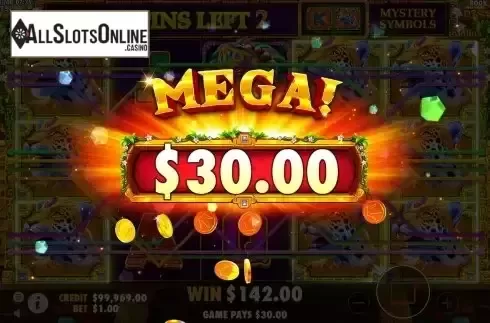 Mega Win Screen