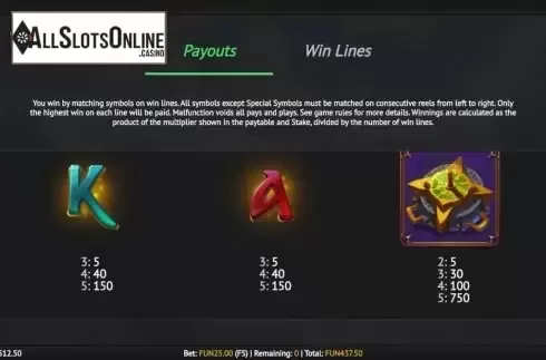 Symbols 2. Book of Loki from 1X2gaming