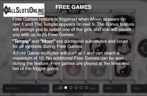 Free Games screen