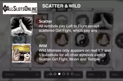 Scatter and Wild screen