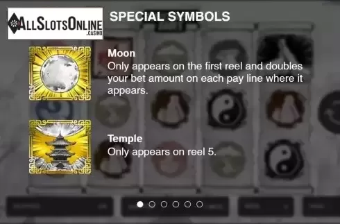 Special symbols screen