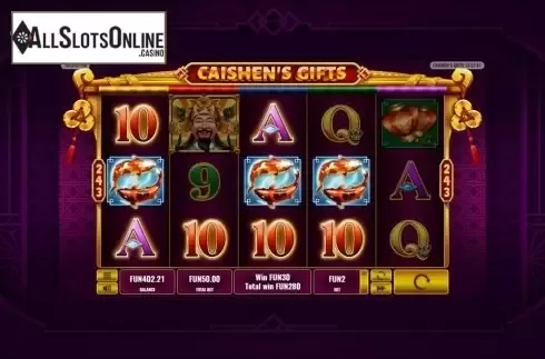 Win Screen 4. Caishen's Gift from Platipus