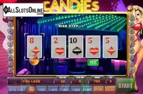 Gamble game 2. Candies from GameX