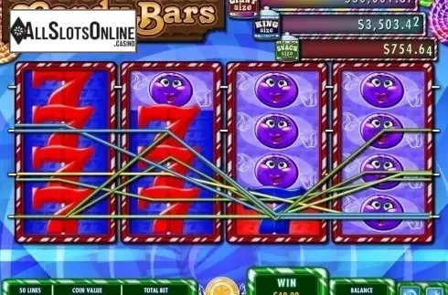 Win screen 2. Candy Bars from IGT