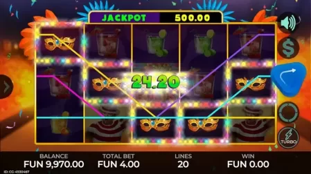 Carnival Beauties slot screenshot 2