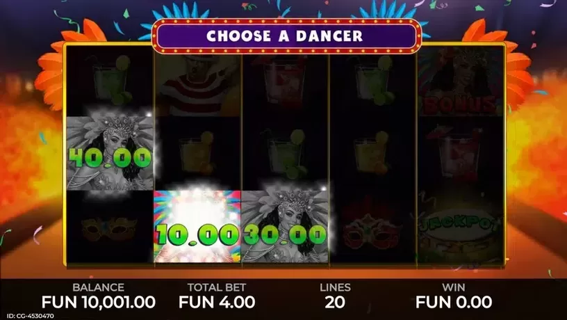 Carnival Beauties slot screenshot 4