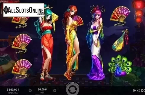 Scatter screen. Charming Queens from Evoplay Entertainment