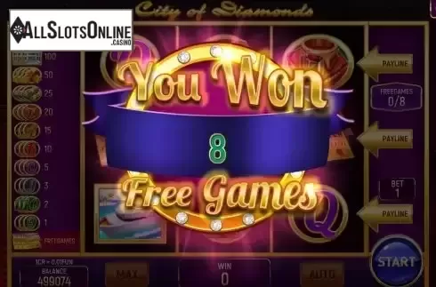 Free Games screen
