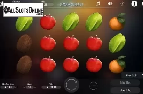 Screen5. Cosmic Fruit from Booming Games