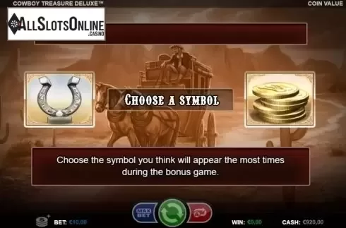 Pick Symbol. Cowboy Treasure Deluxe from Betsson Group