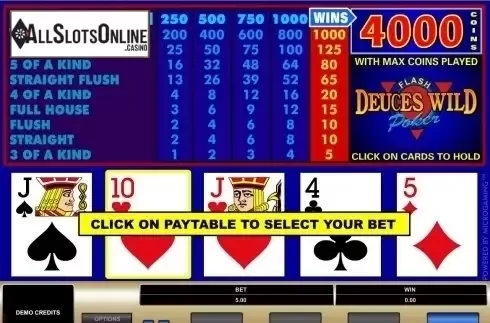Deuces Wild. Deuces Wild (Microgaming) from Microgaming