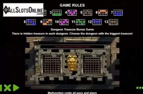 Paytable 3. Diablo 13 from Pragmatic Play