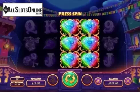 Win Screen. Diamond Fiesta from RTG