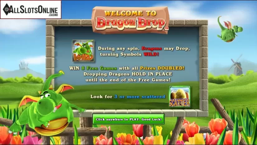 Game features. Dragon Drop from NextGen