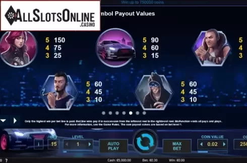 Screen5. Drive Multiplier Mayhem from NetEnt