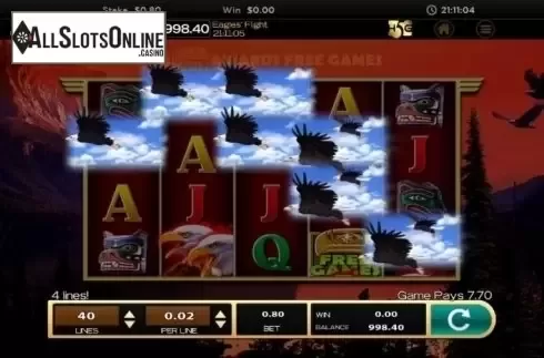 Win Screen 1. Eagles' Flight from High 5 Games