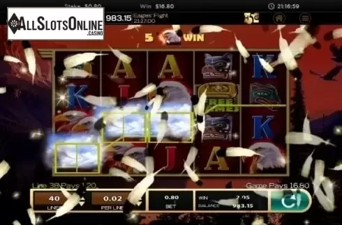Win Screen 4. Eagles' Flight from High 5 Games