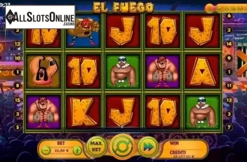 Reel Screen. El Fuego from Spinmatic