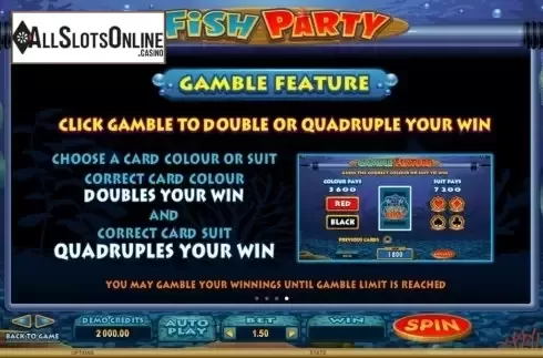 Screen5. Fish Party from Microgaming