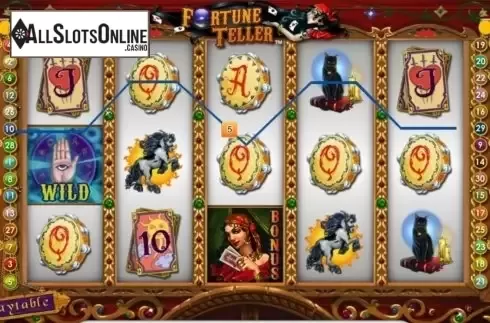Win Screen . Fortune Teller (NetEnt) from NetEnt