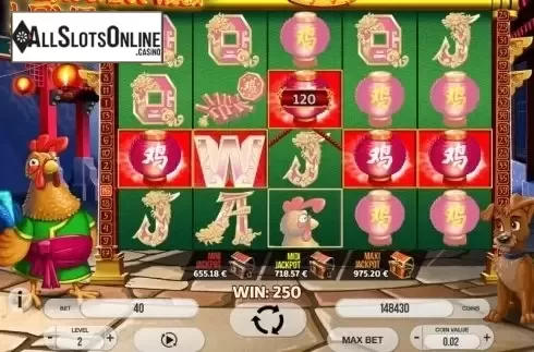 Wild Win screen. From China With Love from Fugaso
