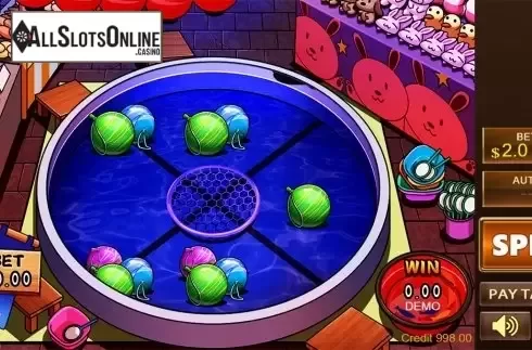 Reels screen. Gold Fishing from PlayStar