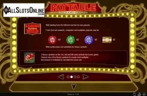 Features 1. Golden Casino from Espresso Games