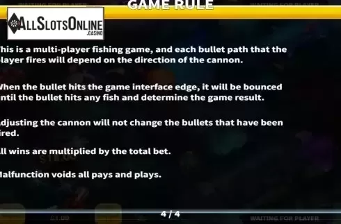 Game Rules screen