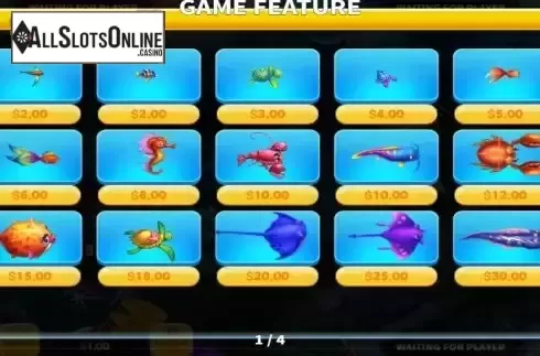 PayTable screen